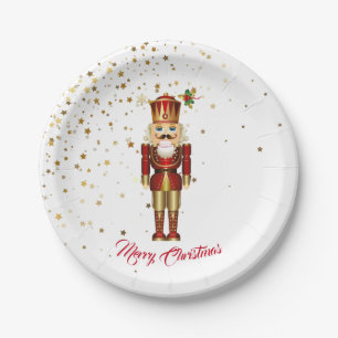 Holiday Paper Plates-Nutcracker Plates