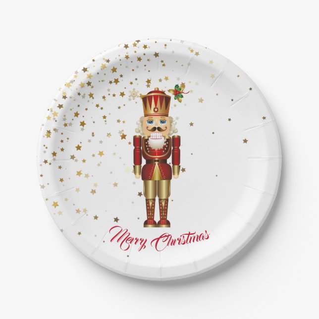 Holiday Paper Plates-Nutcracker Plates (Front)
