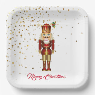 Holiday Paper Plates-Nutcracker Plates