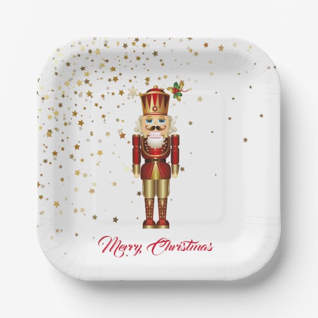 Holiday Paper Plates-Nutcracker Plates (Front)