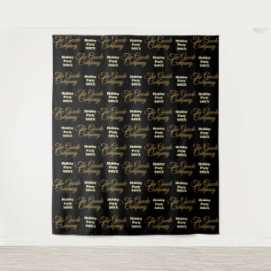 Holiday Party Backdrop Step and Repeat
