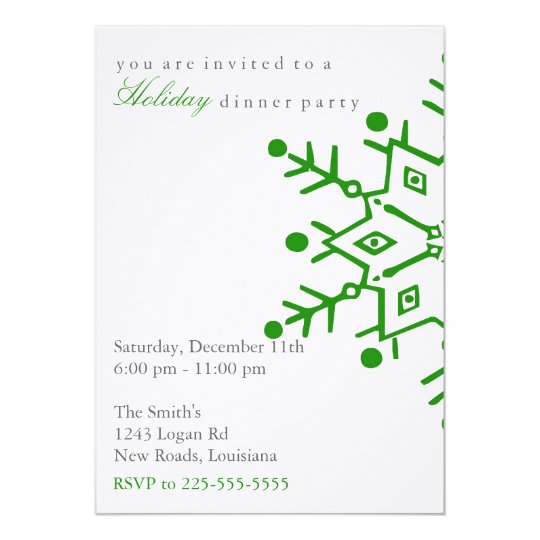 Holiday Party Card