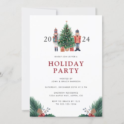 Holiday Party Christmas Invitation