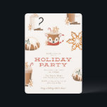 Holiday Party Christmas Treats and Cookies Invitation<br><div class="desc">Holiday Party Christmas Treats and Cookies Invitation</div>