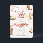 Holiday Party Christmas Treats and Cookies Invitation<br><div class="desc">Holiday Party Christmas Treats and Cookies Invitation</div>