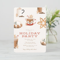 Holiday Party Christmas Treats and Cookies Invitation