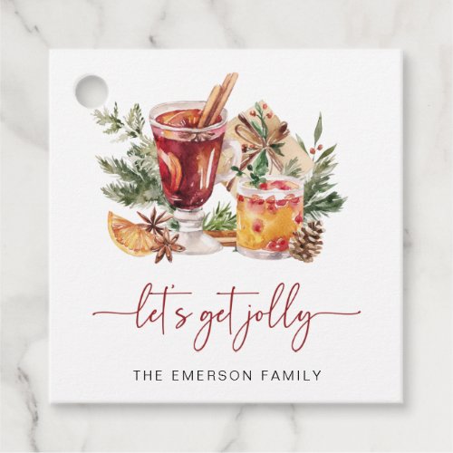 Holiday Party Favor Tags