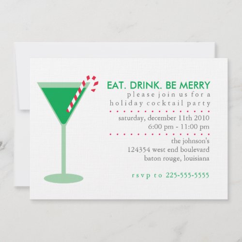 Holiday Party Custom Invitations