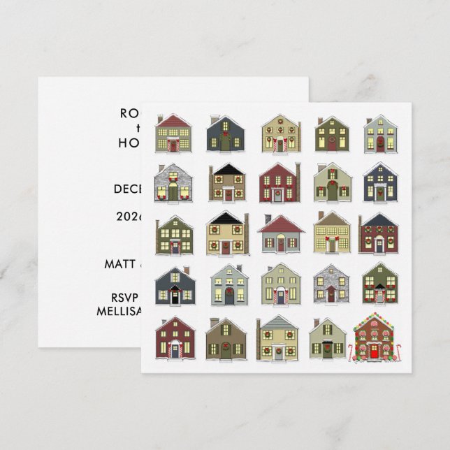 Holiday Party Invitation (Front/Back)