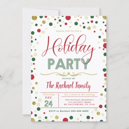 Holiday Party Invitation