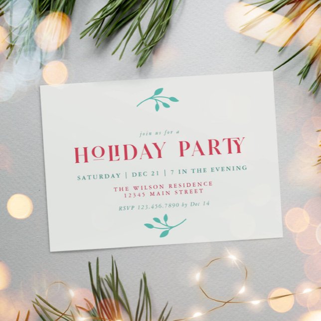 Holiday Party Invitation Christmas Party Invite (Creator Uploaded)