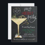 Holiday Party Invitation - Faux Glitter<br><div class="desc">Add your custom wording to this design by using the "Edit this design template" boxes on the right hand side of the item, or click the blue "Customize it" button to arrange the text, change the fonts and colors and to also add additional information or images to this design. ****For...</div>