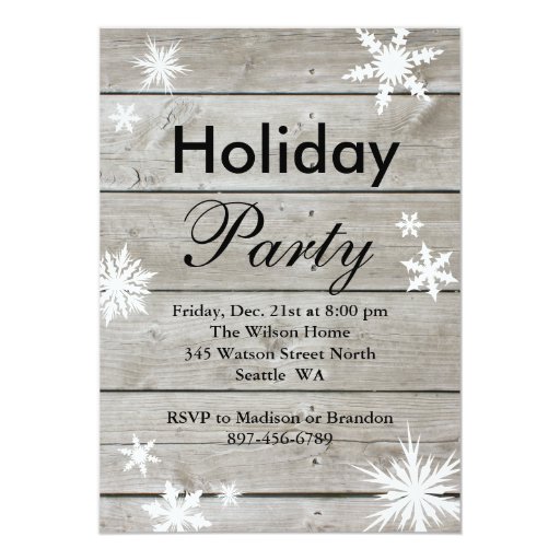 Christmas In The Barn Party Invitations 7