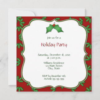 Holiday Party Invitations