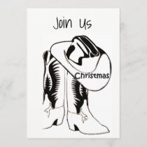 ***HOLIDAY PARTY*** INVITATIONS COUNTRY CHRISTMAS