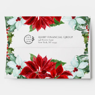 Holiday Party Modern Corporate Christmas Party Envelope