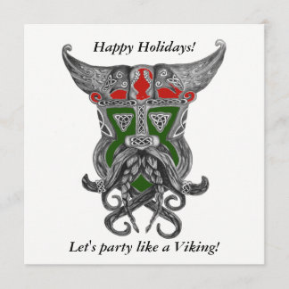 Holiday Party - Party like a Viking Invitation