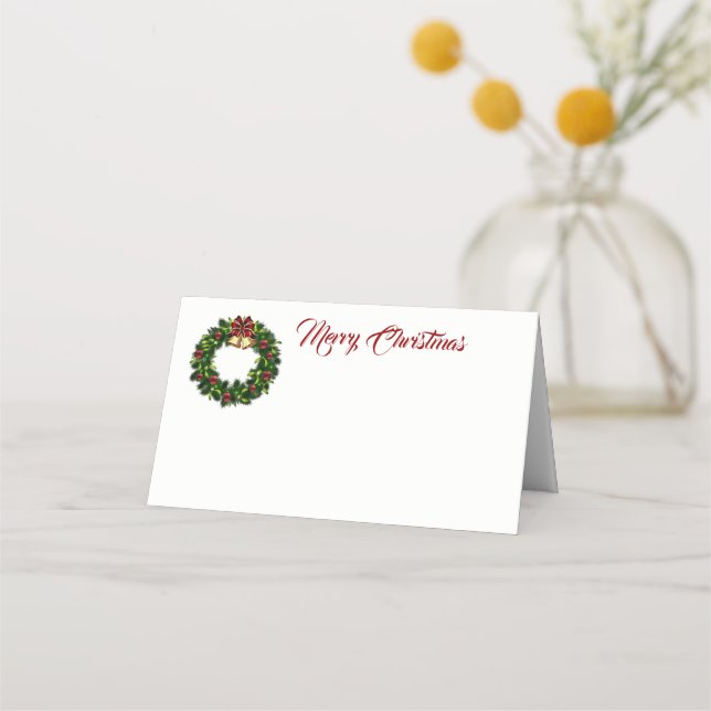 Holiday Party Place Card (Front)