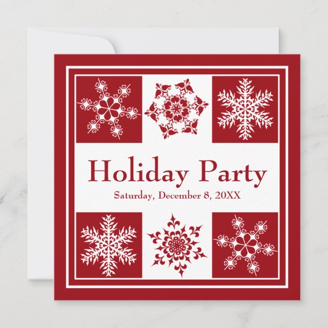 Holiday Party Scandinavian Christmas Smorgasbord Invitation (Front)