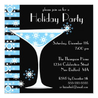 Holiday Party Snowflake Cocktail Invitation