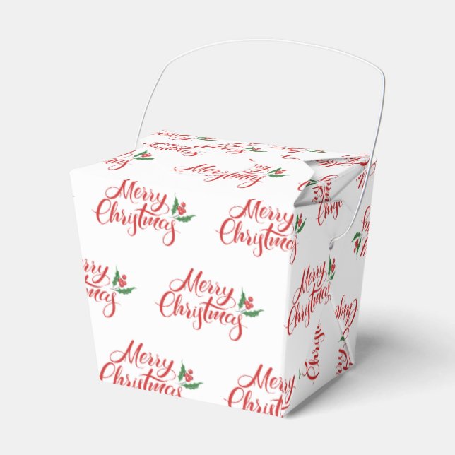 Holiday Party Treat Box (Front Side)