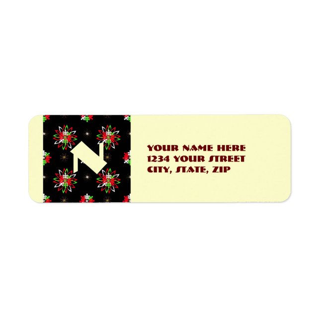 Holiday Pattern Brights Label (Front)