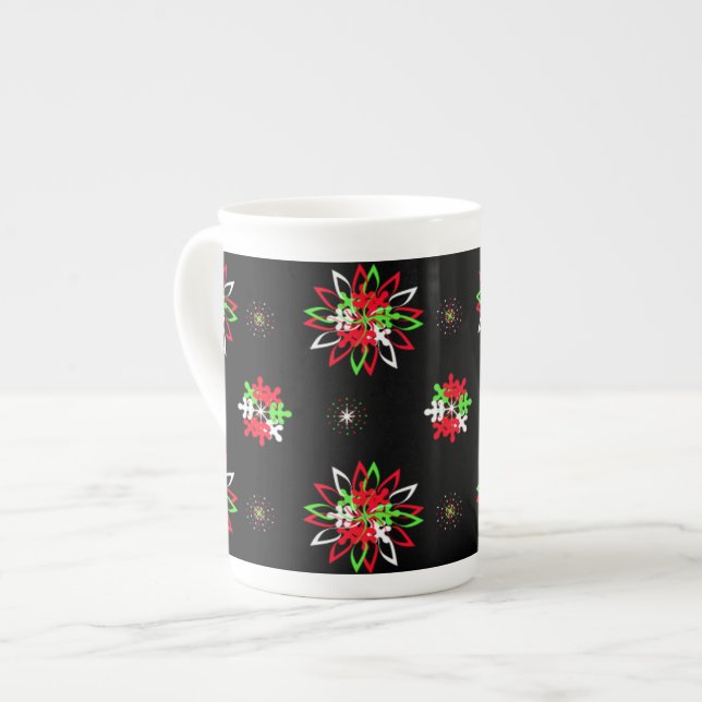 Holiday Pattern Brights specialty mug (Front Left)