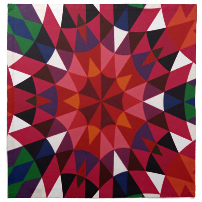 Holiday Pattern Cloth Napkin (Front)