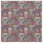 Holiday Pattern - Sugar Skulls and Butterflies Fabric