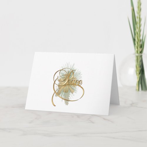Holiday Peace and Good Will Card