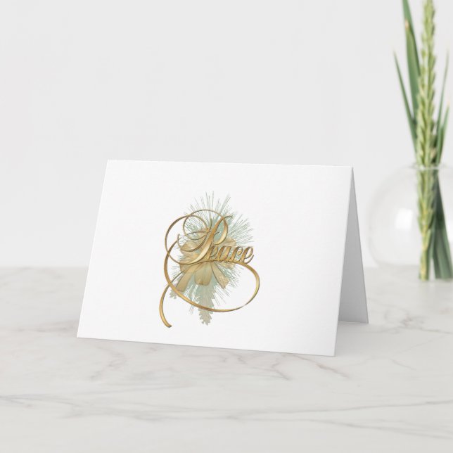 Holiday Peace and Good Will Card (Front)