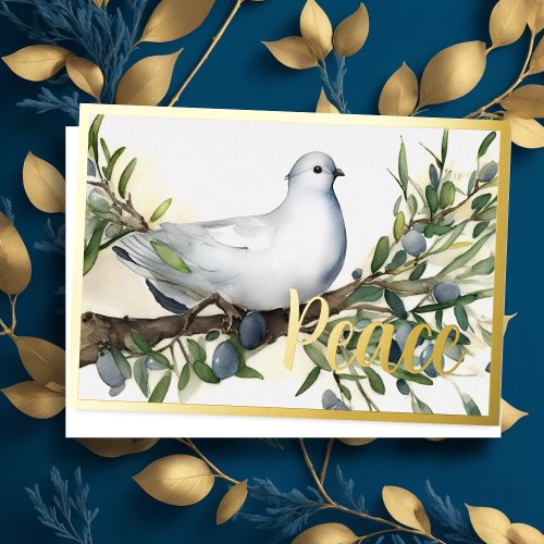 Holiday Peace Dove Olive Branch