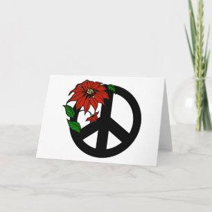 Holiday Peace Symbol Card