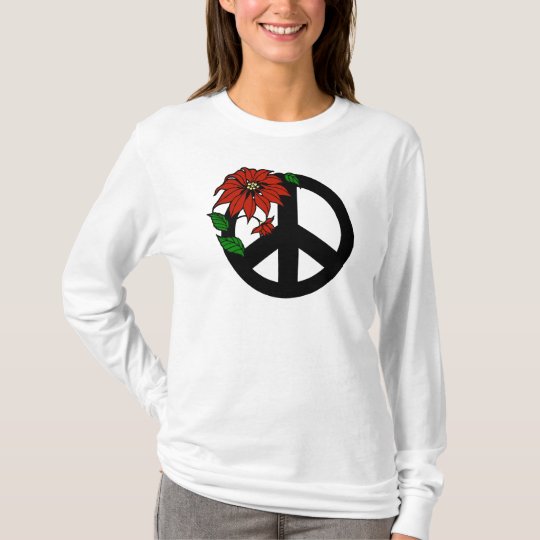 Holiday Peace Symbol T-Shirt Sweatshirt
