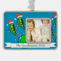 Holiday Peas on Earth Ornament