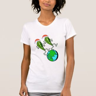 Holiday Peas on Earth T-shirt