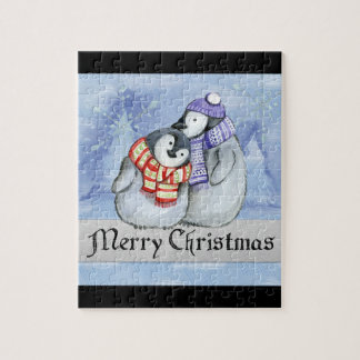 Holiday Penquins Jigsaw Puzzle