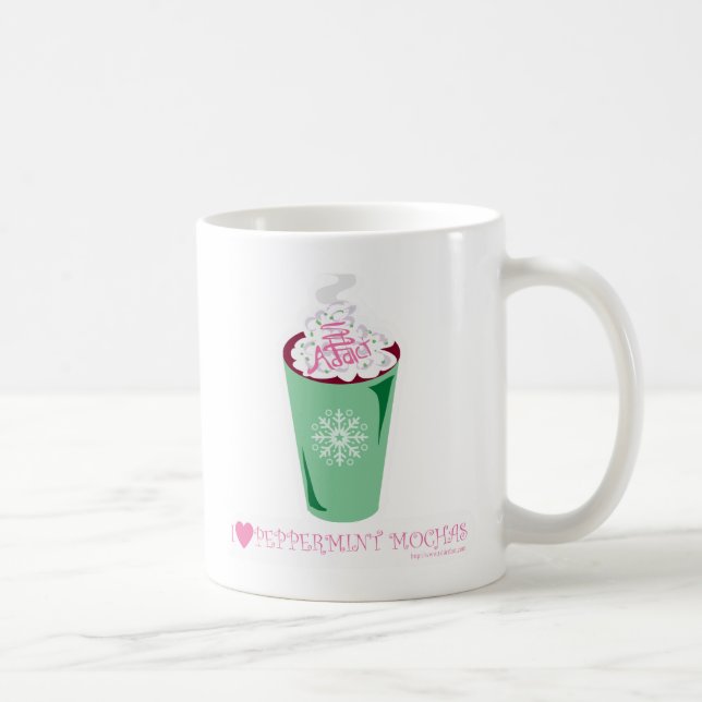 Holiday Peppermint Mocha Coffee Mug (Right)