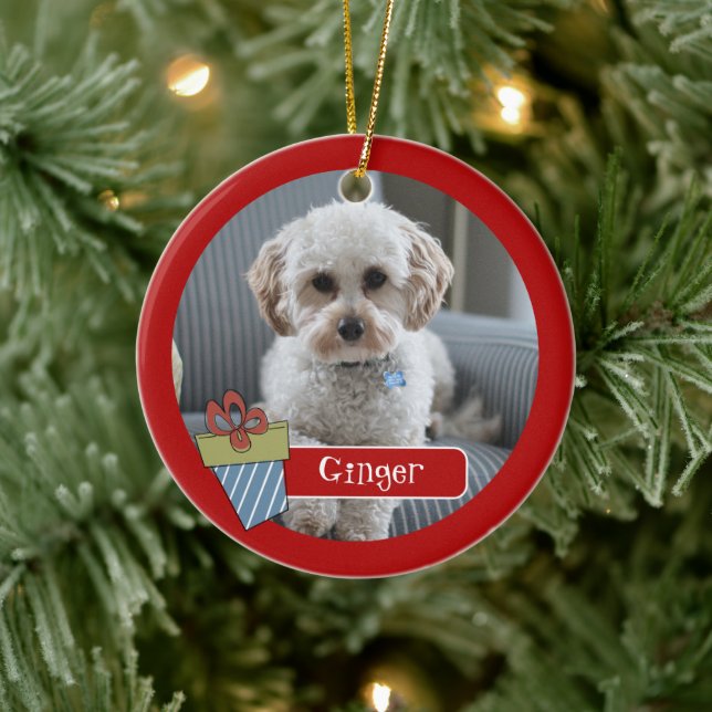 Holiday Pet Photo Ornament (Tree)