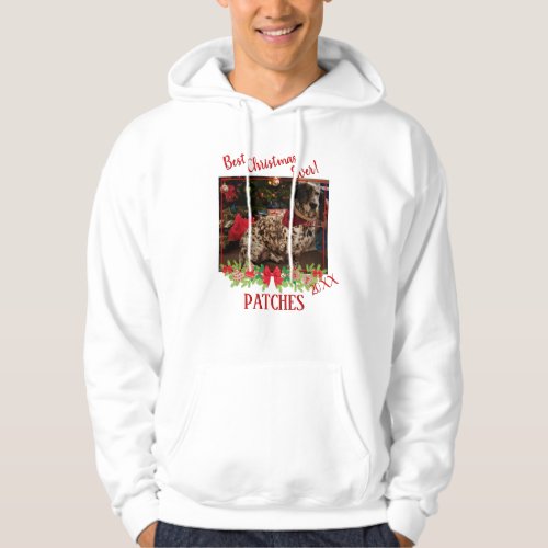 Holiday Pet Photo Template Best Christmas Ever Hoodie