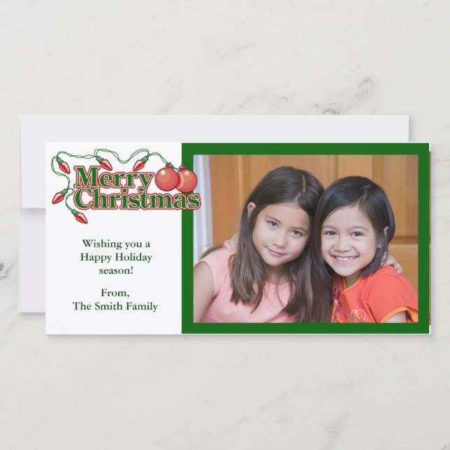 Holiday Photo card (Front)