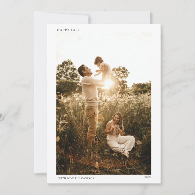 HOLIDAY PHOTO CARD (Front)