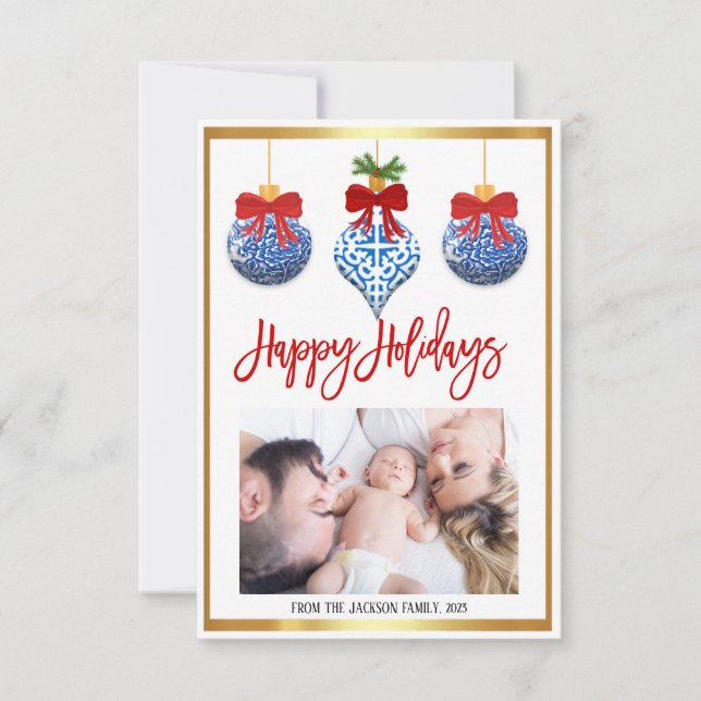 Holiday Photo Card  (Front)