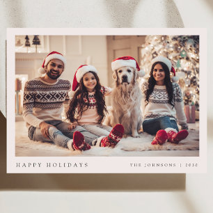 Holiday Photo Card   Christmas Family Portrait