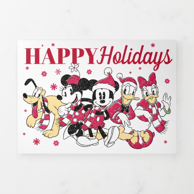 HOLIDAY PHOTO CARD | Mickey Mouse (Cover)