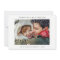 HOLIDAY PHOTO CARD | Minimal Modern Snow Christmas