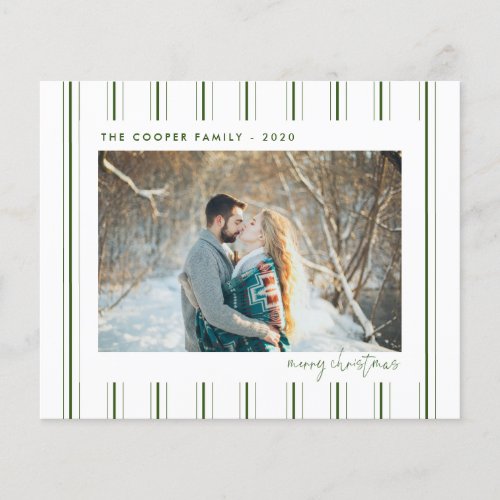 Holiday Photo Card  Modern Christmas