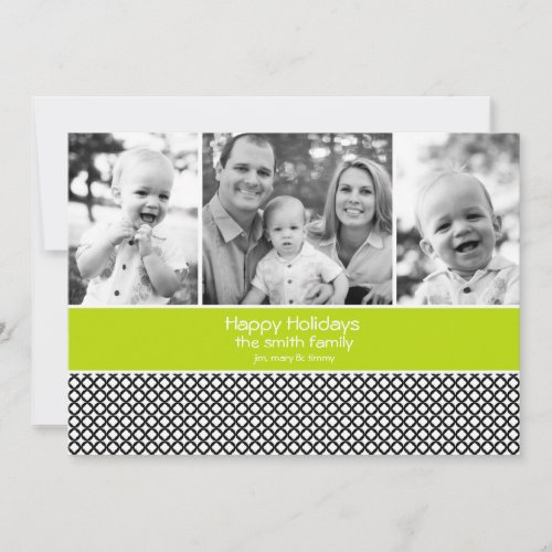 Holiday Photo Card with 3 photos