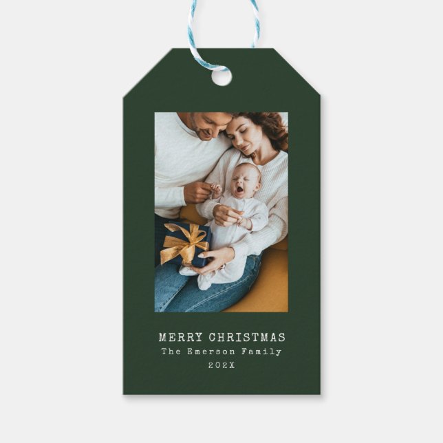 Holiday Photo Gift Tag (Front)
