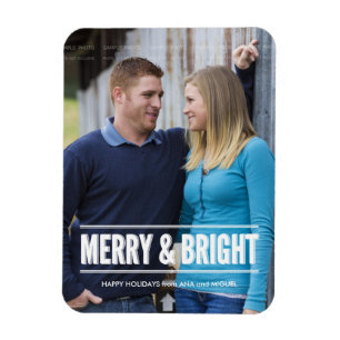 Holiday Photo Magnets Personalized Christmas